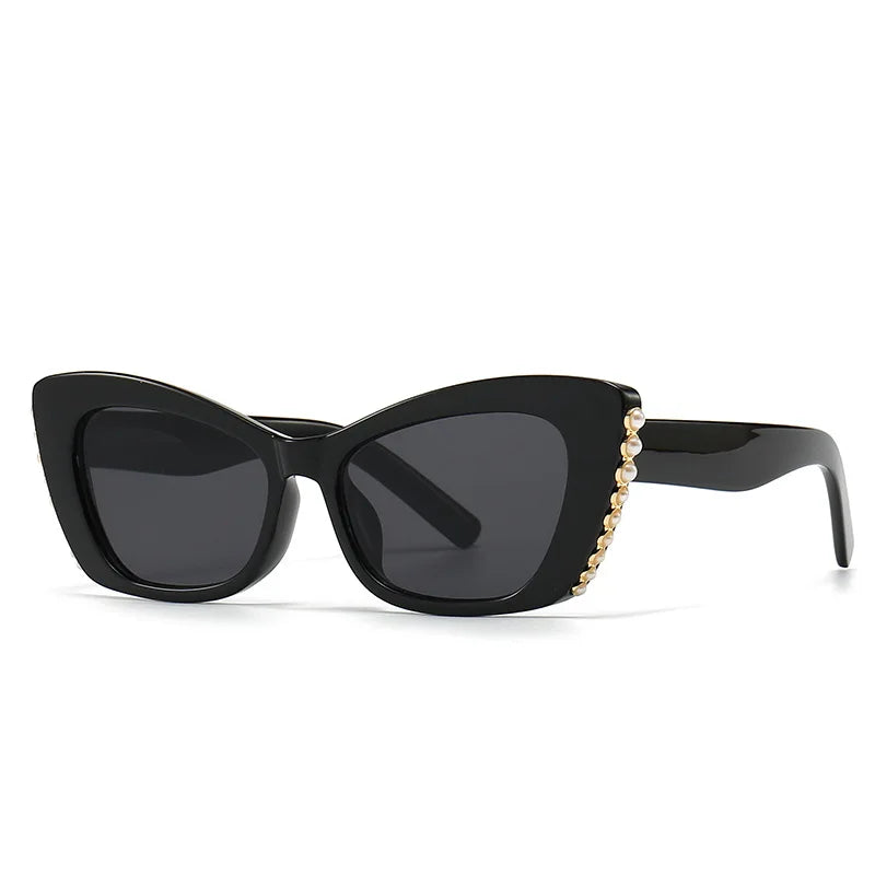 Sexy Ladies Cat Eye Sunglasses Women For Men Trend Luxury Brand Designer Sun Glasses Fashion Vintage Punk Travel Big Shade UV400