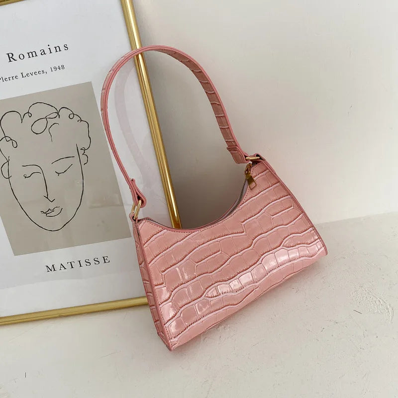 2025 Fashion Women's Bag Retro Casual Women Totes Shoulder Bags Female Leather Solid Color Chain Handbags for Women сумки