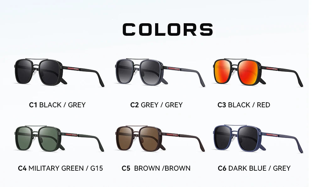 KDEAM Full-Rim Polarized Sunglasses For Men Crafted From High-Quality TR90 Sunglasses Fishing And Driving