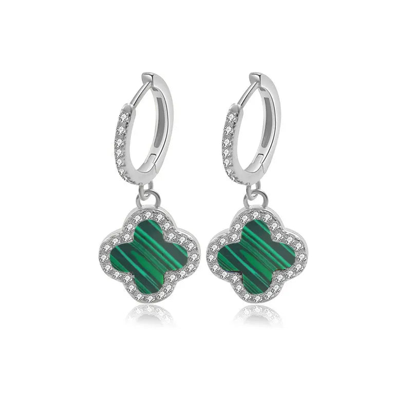 Necklaces, simple and high-end, clover necklaces, earrings, necklace sets, jewelry wholesale