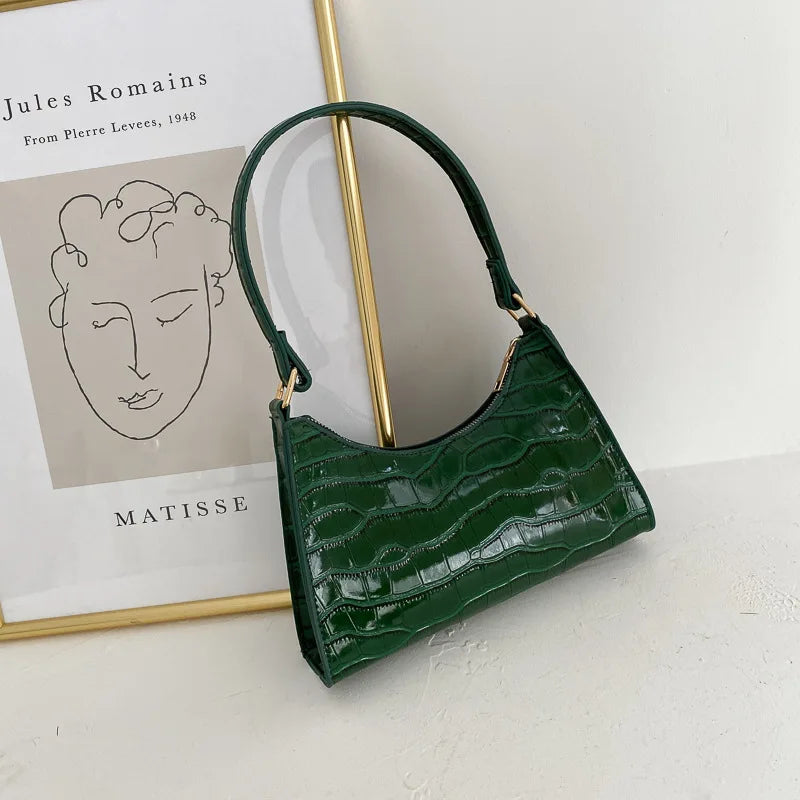 2025 Fashion Women's Bag Retro Casual Women Totes Shoulder Bags Female Leather Solid Color Chain Handbags for Women сумки