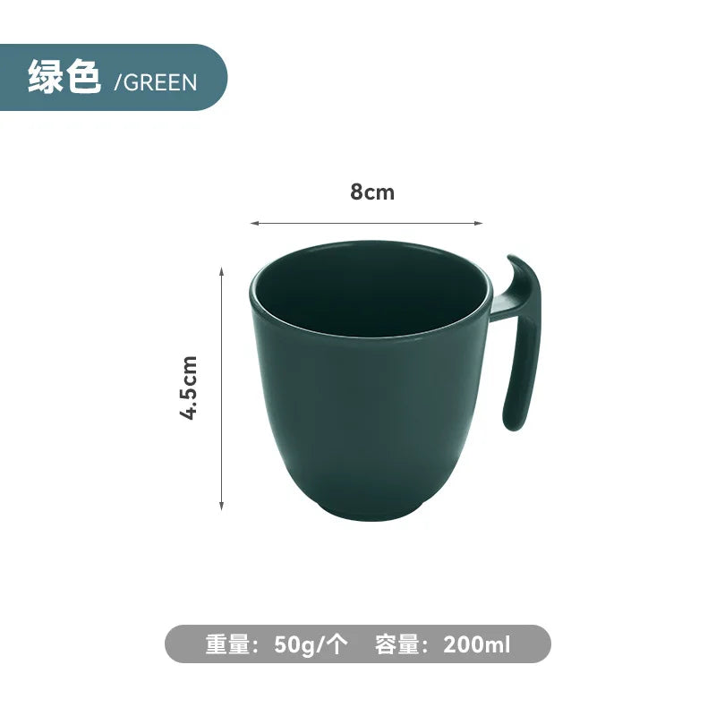 Milk coffee cup, plastic breakfast teacup, couple ins high-value mug, drinking cup wholesale logo