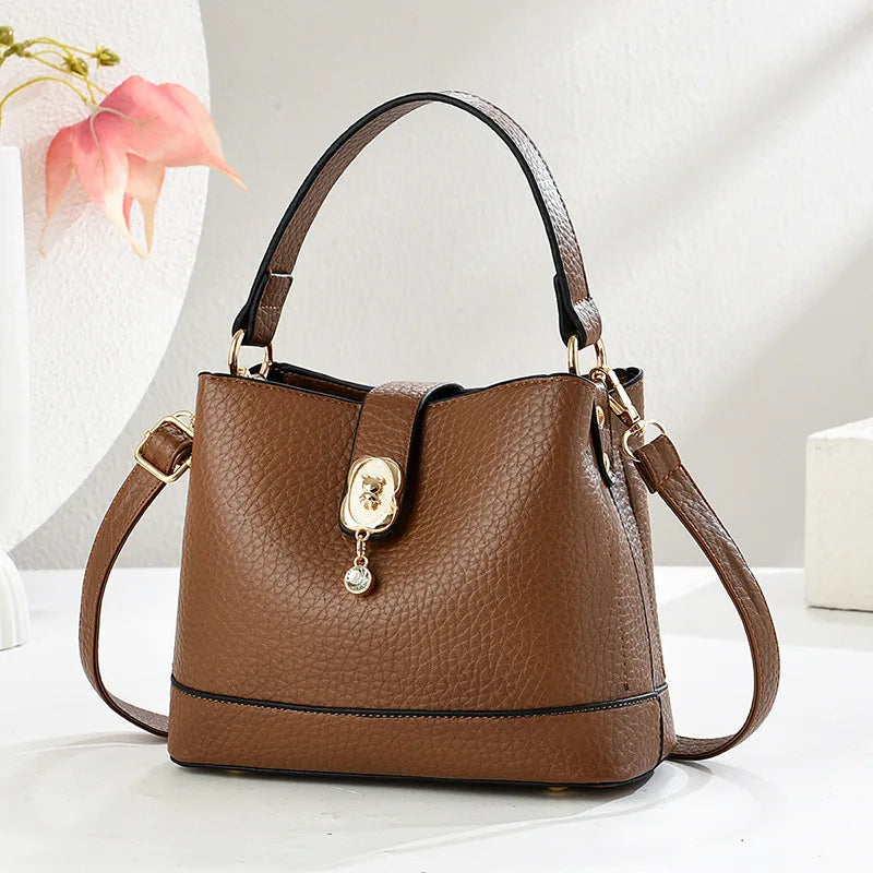 Women's 2025 Designer Travel Bag - High Quality Crossbody Shoulder Bag with Hairball Charm