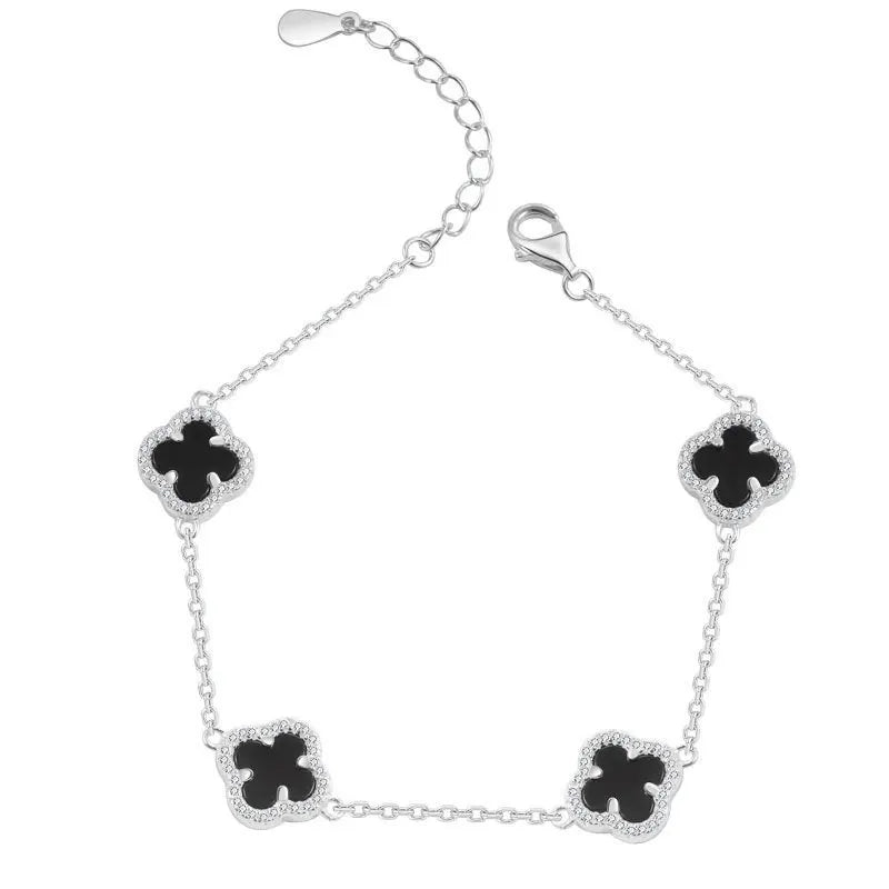 Necklaces, simple and high-end, clover necklaces, earrings, necklace sets, jewelry wholesale