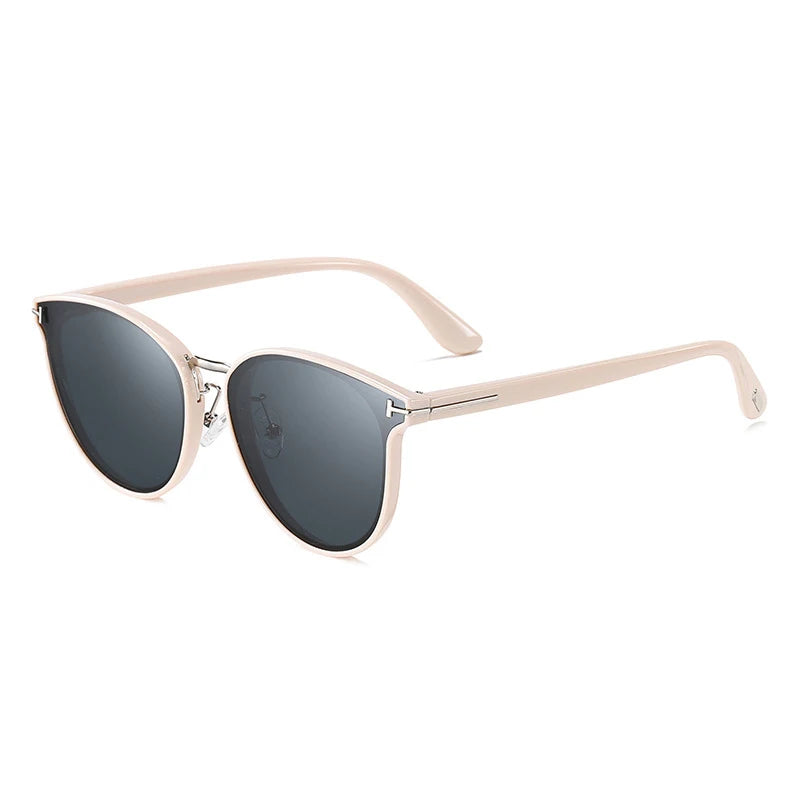 HBK Retro Polarized Sunglasses Woman Cat Eye Fashion Polar Sun Glasses Luxury Ladies Brand Ultralight Tourism Party Driving