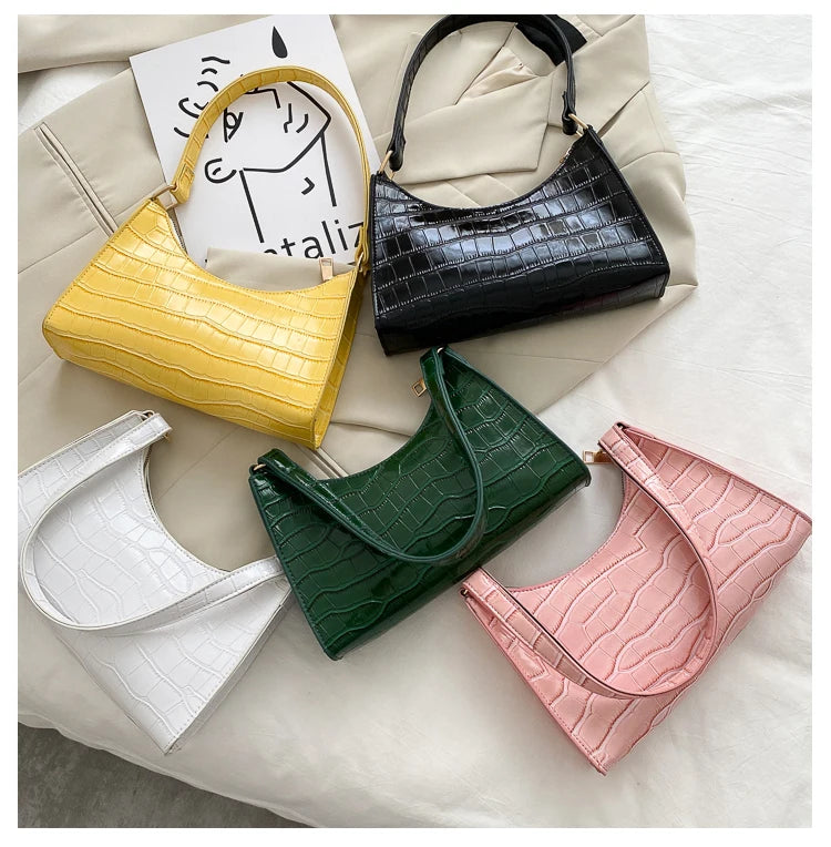 2025 Fashion Women's Bag Retro Casual Women Totes Shoulder Bags Female Leather Solid Color Chain Handbags for Women сумки