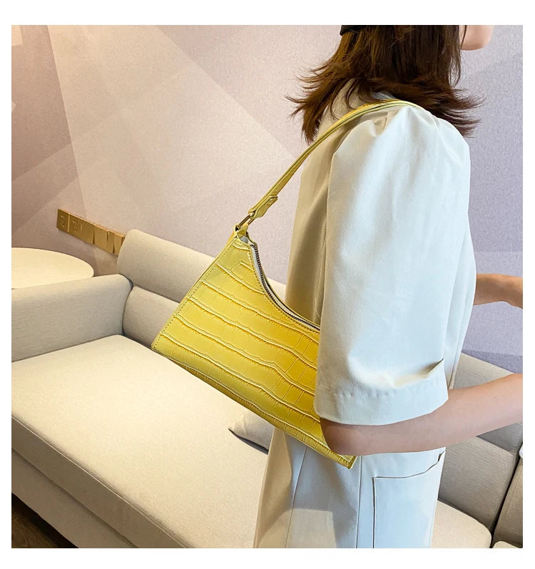 2025 Fashion Women's Bag Retro Casual Women Totes Shoulder Bags Female Leather Solid Color Chain Handbags for Women сумки