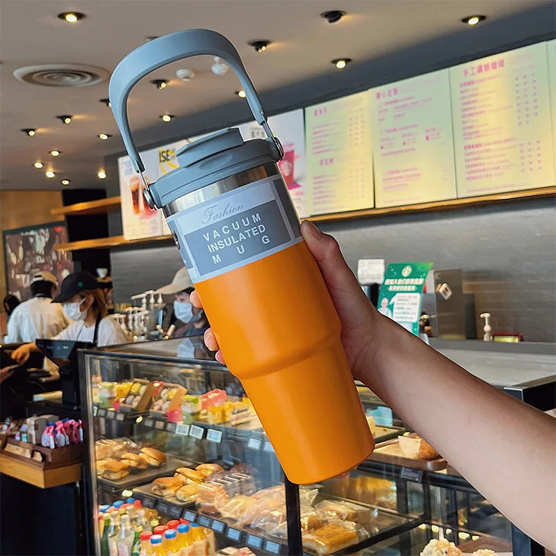 30oz Insulated Tumbler with Straw