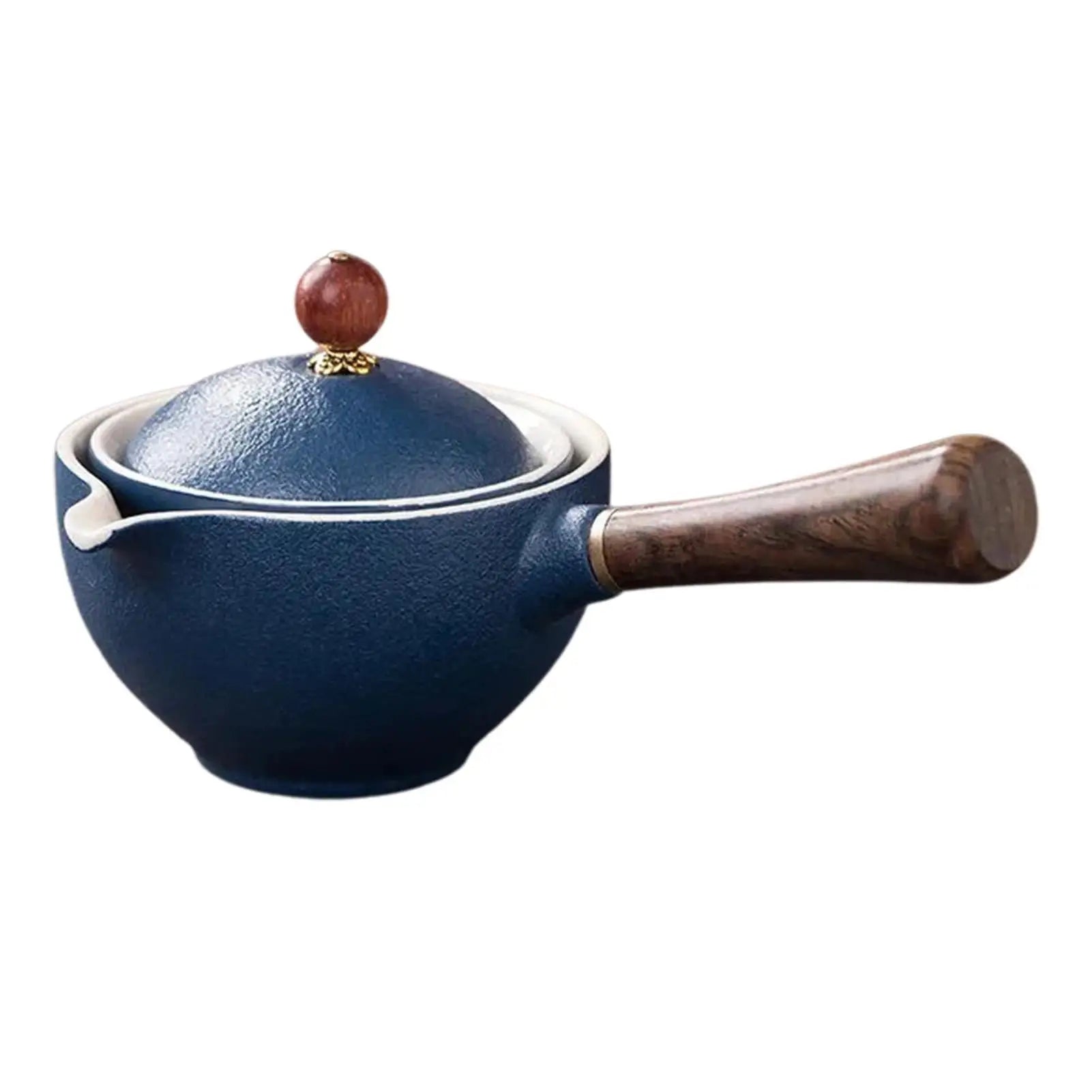 Automatic Rotating Ceramic Teapot - Kung Fu Tea Set