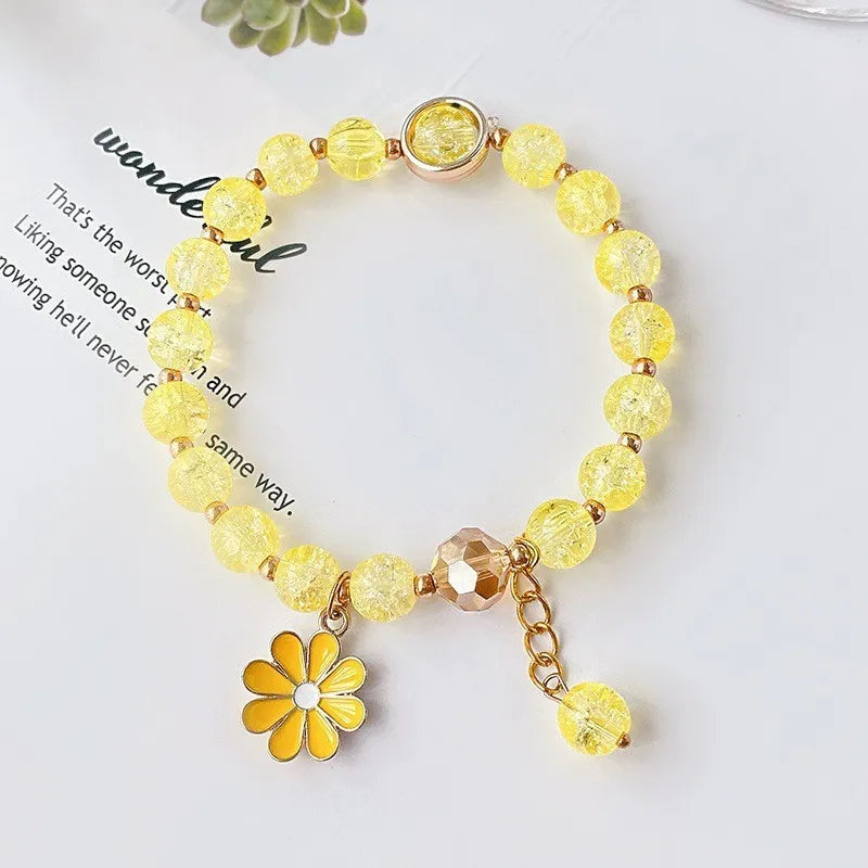 Children's Watch & Bracelet Set - Cute Chrysanthemum Quartz