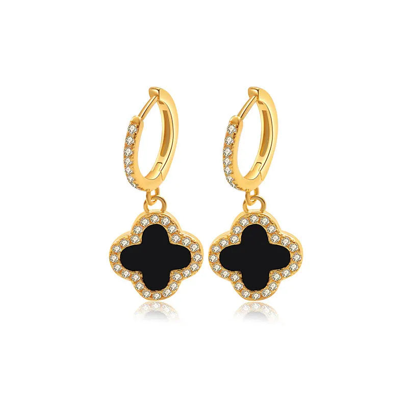 Necklaces, simple and high-end, clover necklaces, earrings, necklace sets, jewelry wholesale
