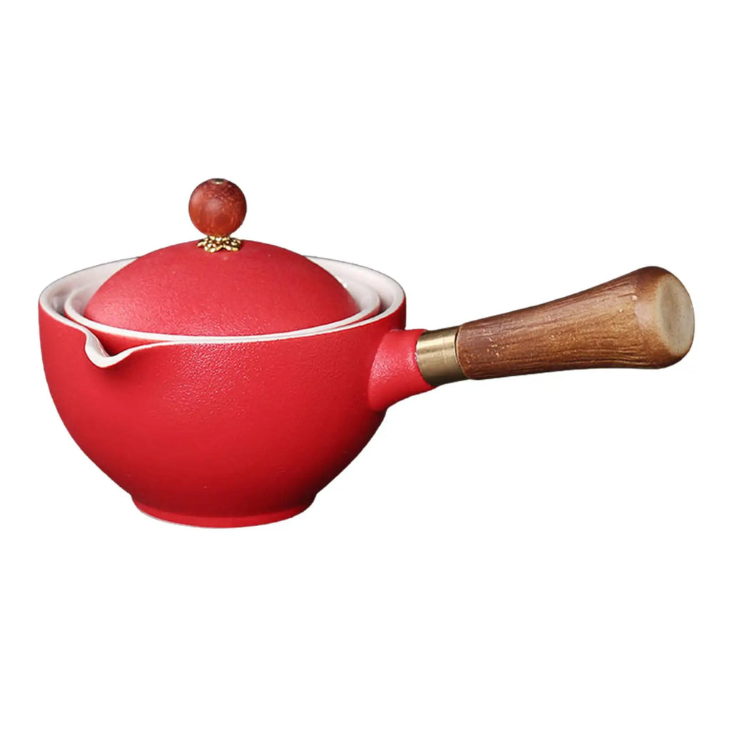 Automatic Rotating Ceramic Teapot - Kung Fu Tea Set