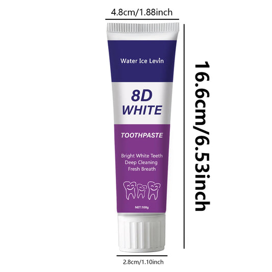 8D Snow Toothpaste - Natural Plant Extracts for Deep Cleaning