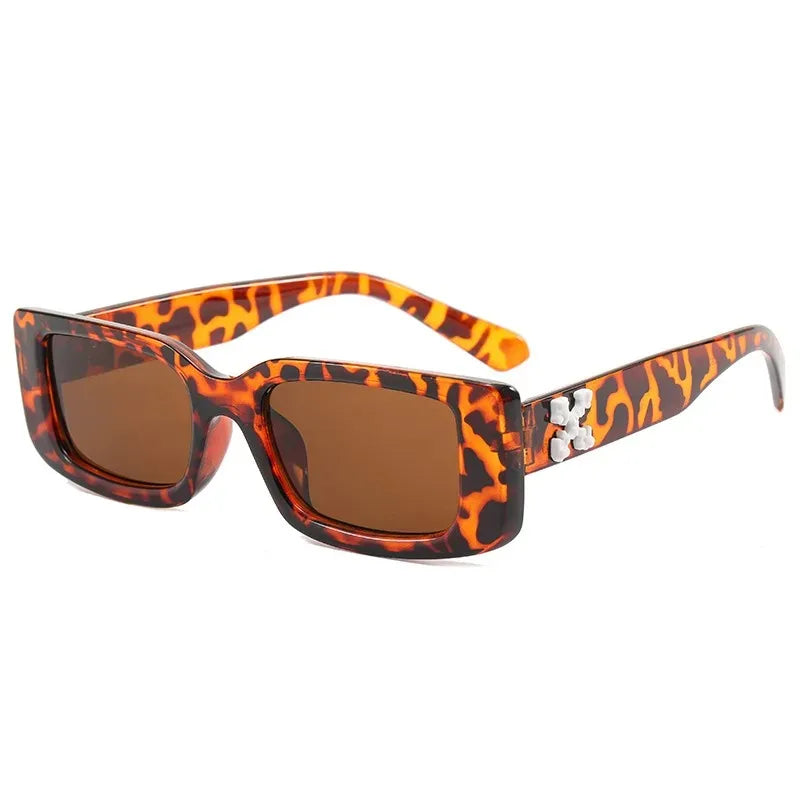 Small Square Rectangle Sunglasses Women Men Brand Shades Retro Black Sun Glasses Luxury Brand Shades UV400