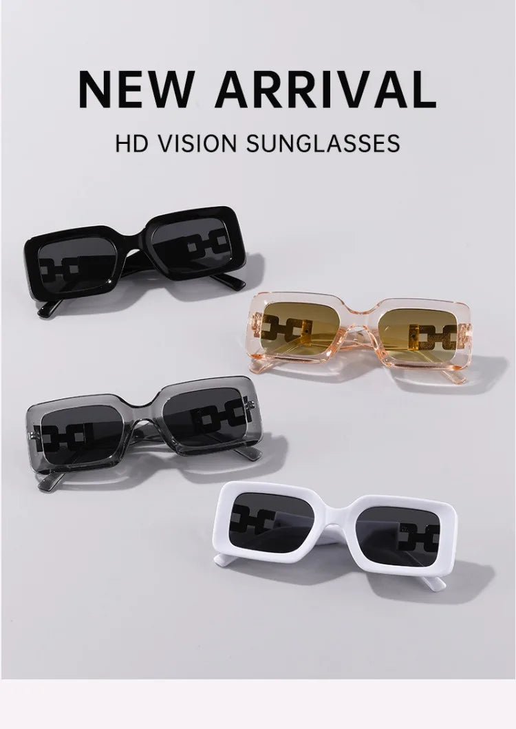 Fashion Cat's Eye Sunglasses Women Vintage Brand Design Square Sun Glasses Men UV400 Female Outdoor Travel Glasses