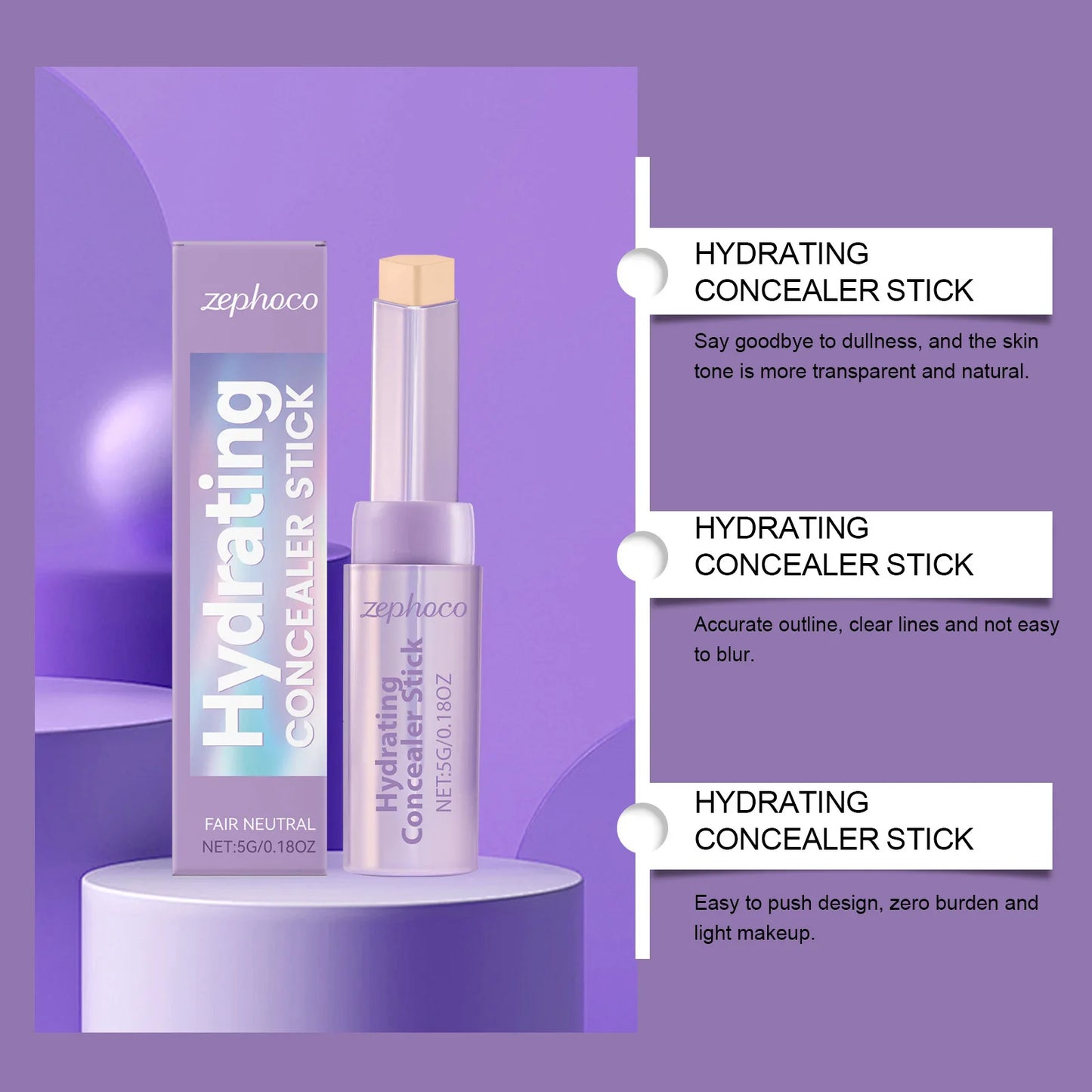 Contouring Stick - Waterproof Long-lasting Makeup Brush