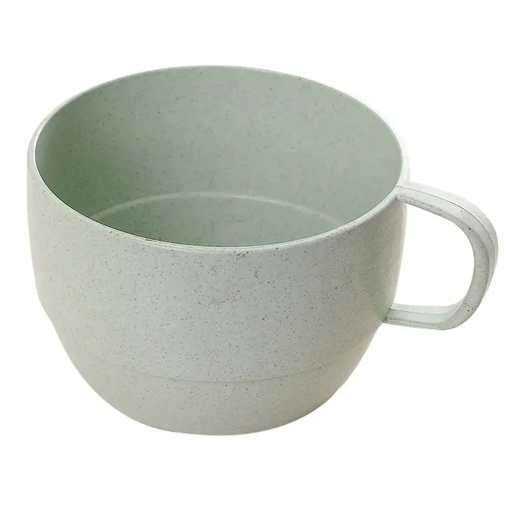 Eco-Friendly Wheat Straw Coffee Mug - European Style