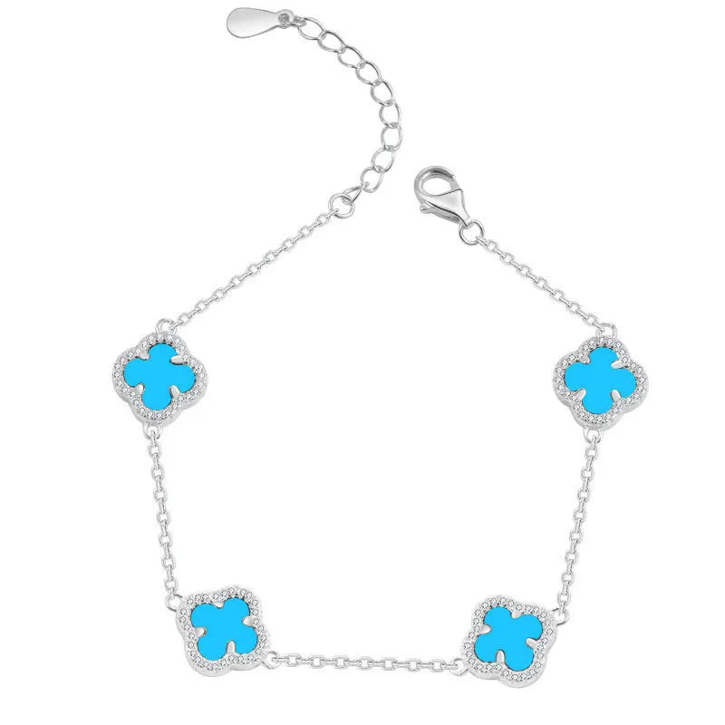Necklaces, simple and high-end, clover necklaces, earrings, necklace sets, jewelry wholesale