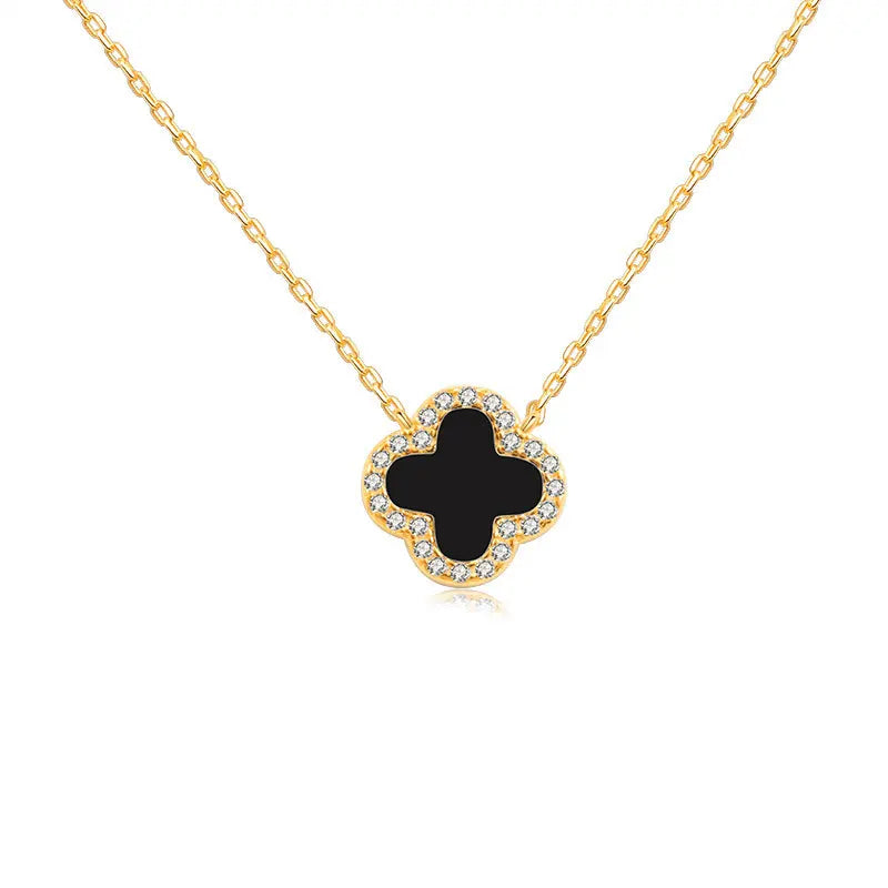 Necklaces, simple and high-end, clover necklaces, earrings, necklace sets, jewelry wholesale