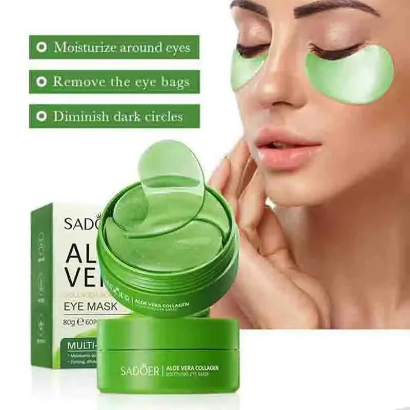Aloe Vera Collagen Eye Masks - 60 Patches