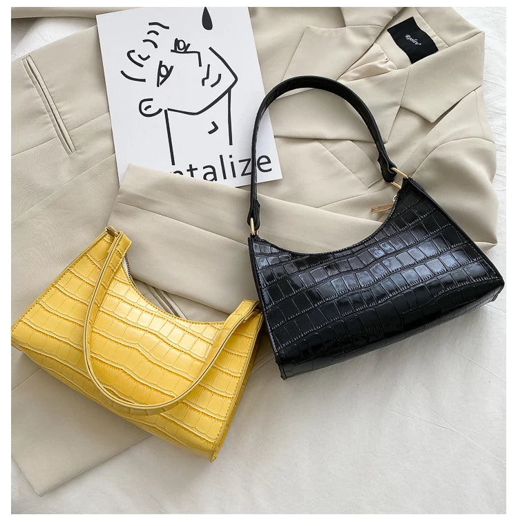 2025 Fashion Women's Bag Retro Casual Women Totes Shoulder Bags Female Leather Solid Color Chain Handbags for Women сумки