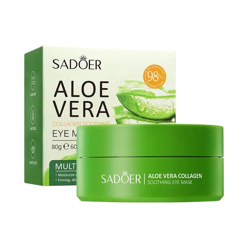 Aloe Vera Collagen Eye Masks - 60 Patches