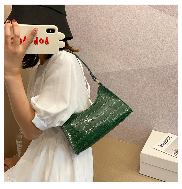 2025 Fashion Women's Bag Retro Casual Women Totes Shoulder Bags Female Leather Solid Color Chain Handbags for Women сумки