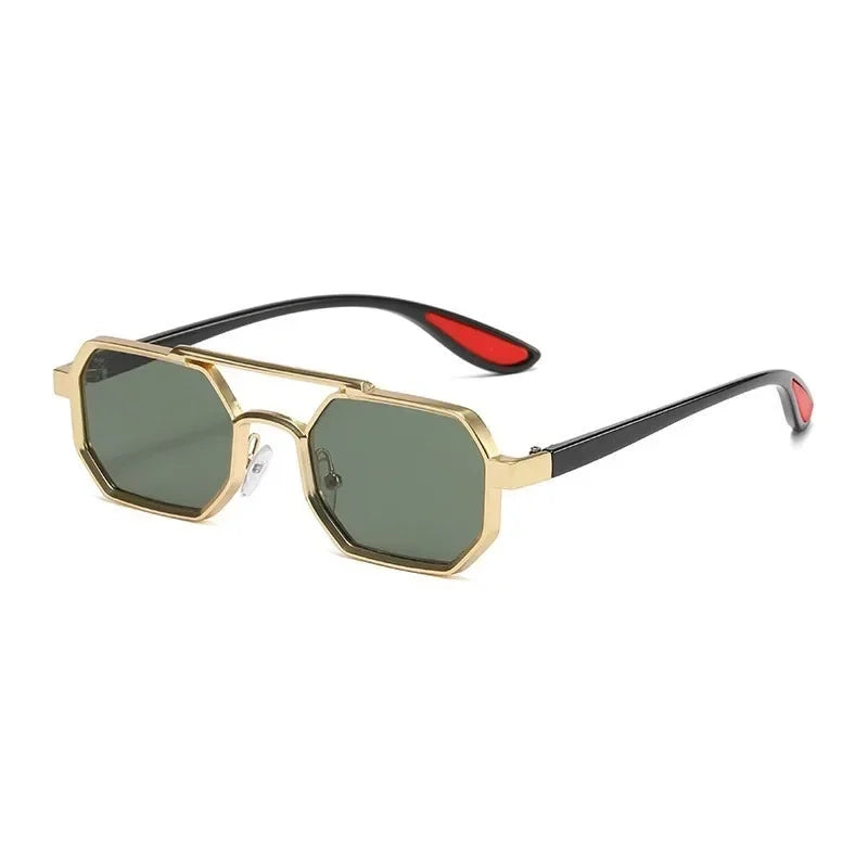 Vintage Square Sunglasses for Men Steampunk Sunglasses Retro Women Punk Style Fashion Glasses Retro Shades Gafas De Sol