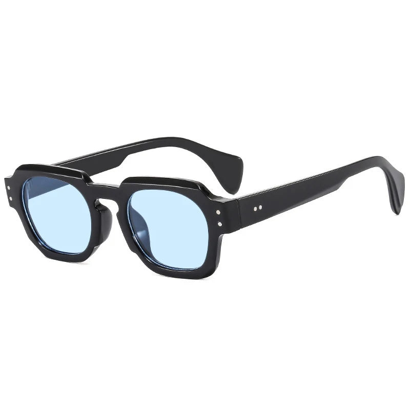 2025 Fashion Small Square Rivets Sunglasses Women Thick Frame Travel Sun Glasses Men's Ladies Sun Shades UV400 Unisex Eyewears