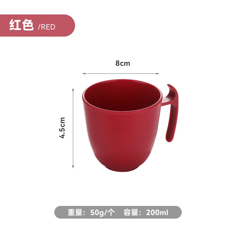 Milk coffee cup, plastic breakfast teacup, couple ins high-value mug, drinking cup wholesale logo