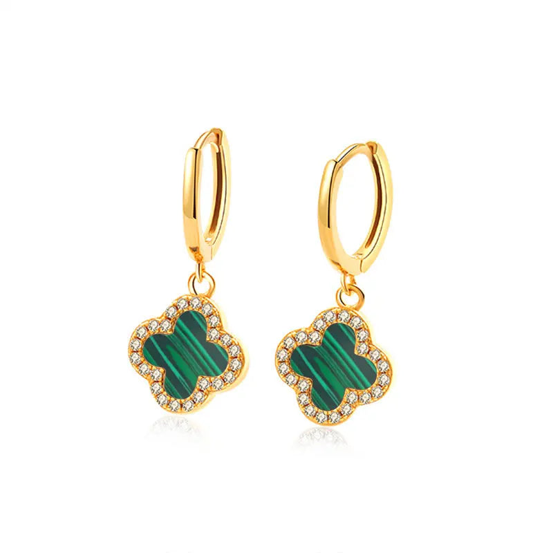 Necklaces, simple and high-end, clover necklaces, earrings, necklace sets, jewelry wholesale