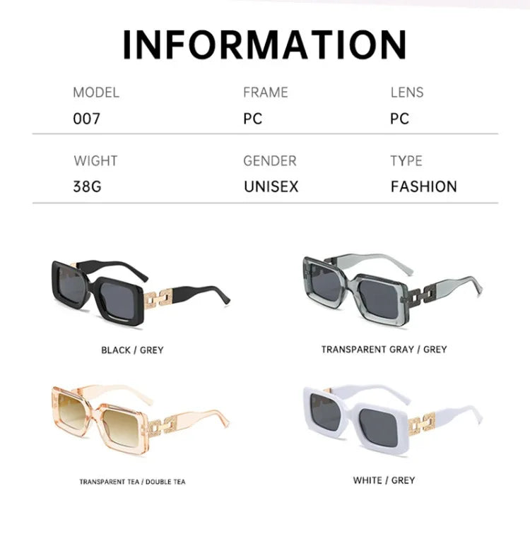 Fashion Cat's Eye Sunglasses Women Vintage Brand Design Square Sun Glasses Men UV400 Female Outdoor Travel Glasses
