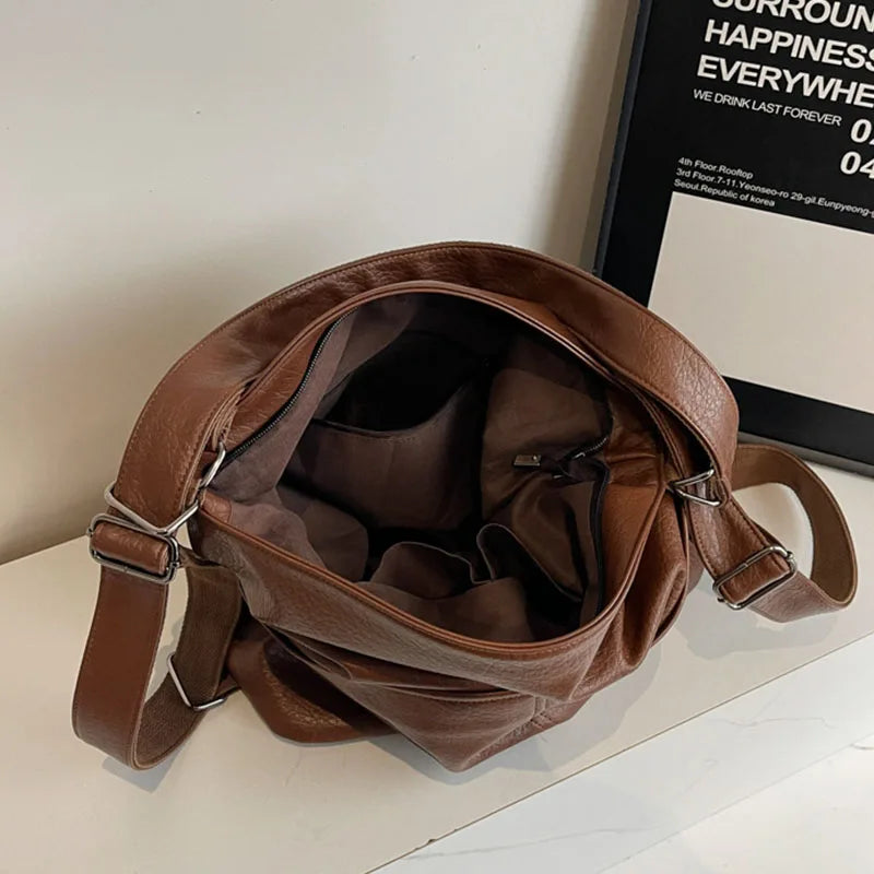 Women's Luxury Designer Shoulder Handbag 2025 - Large Capacity Fashion Crossbody Bag