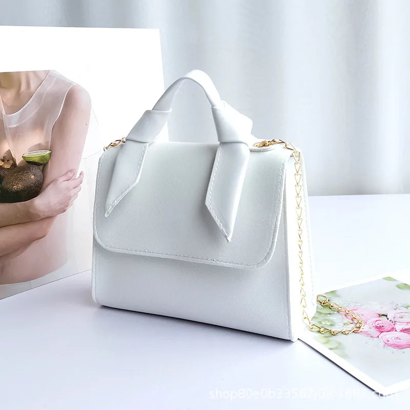 Fashion Small Crossbody Bag - Women's Mini Leather Chain Shoulder Phone Bag