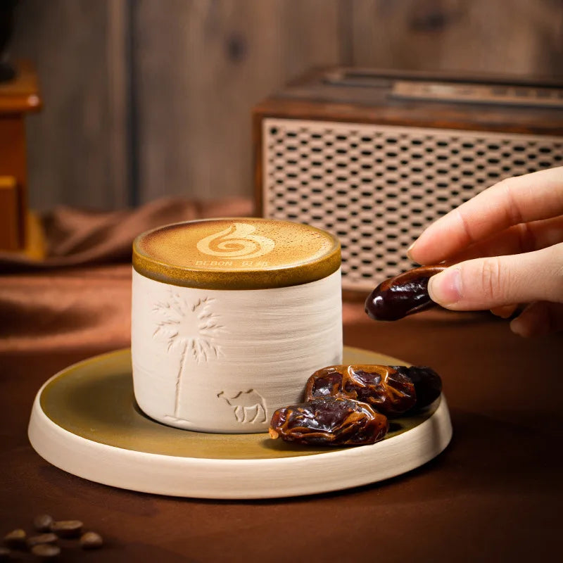 Coarse pottery espresso cup,Ceramic Mug, Simple & High-Grade Coffee Cup, Milk Cup
