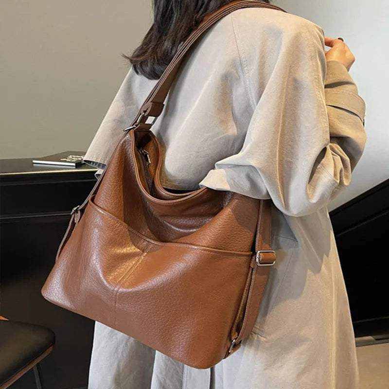 Women's Luxury Designer Shoulder Handbag 2025 - Large Capacity Fashion Crossbody Bag
