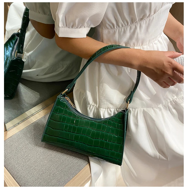 2025 Fashion Women's Bag Retro Casual Women Totes Shoulder Bags Female Leather Solid Color Chain Handbags for Women сумки