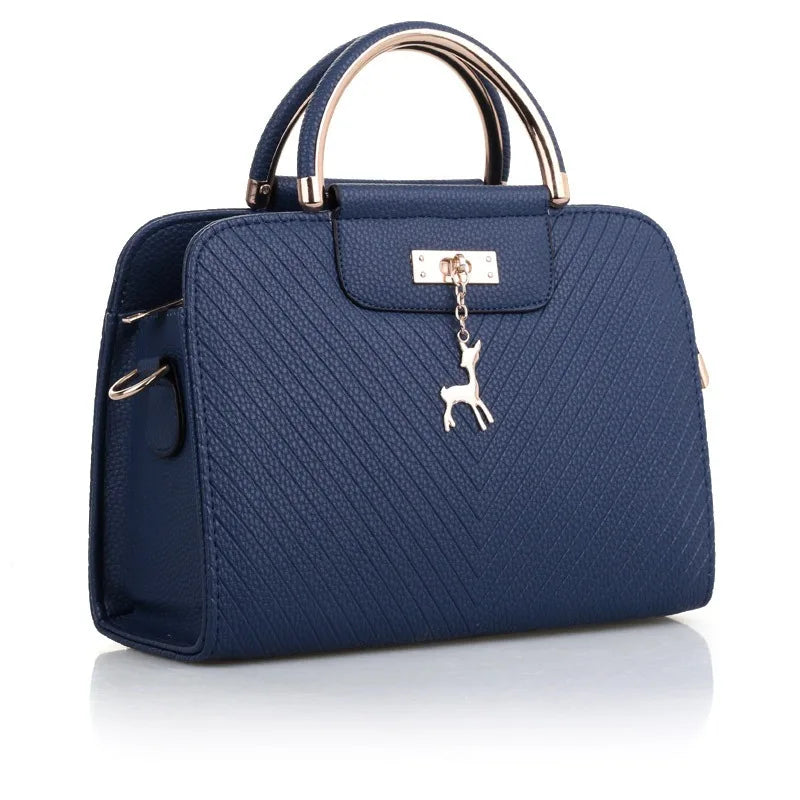 Korean Fashion Leather Handbag 2025 - Small Square Crossbody Bag