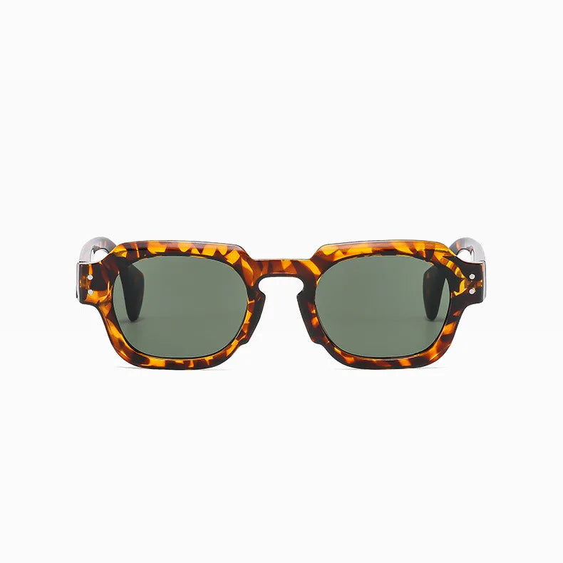 2025 Fashion Small Square Rivets Sunglasses Women Thick Frame Travel Sun Glasses Men's Ladies Sun Shades UV400 Unisex Eyewears