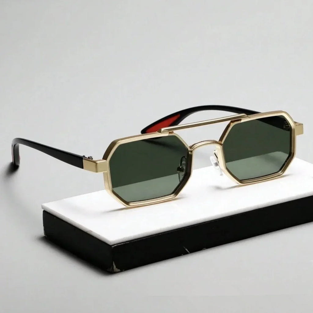 Vintage Square Sunglasses for Men Steampunk Sunglasses Retro Women Punk Style Fashion Glasses Retro Shades Gafas De Sol