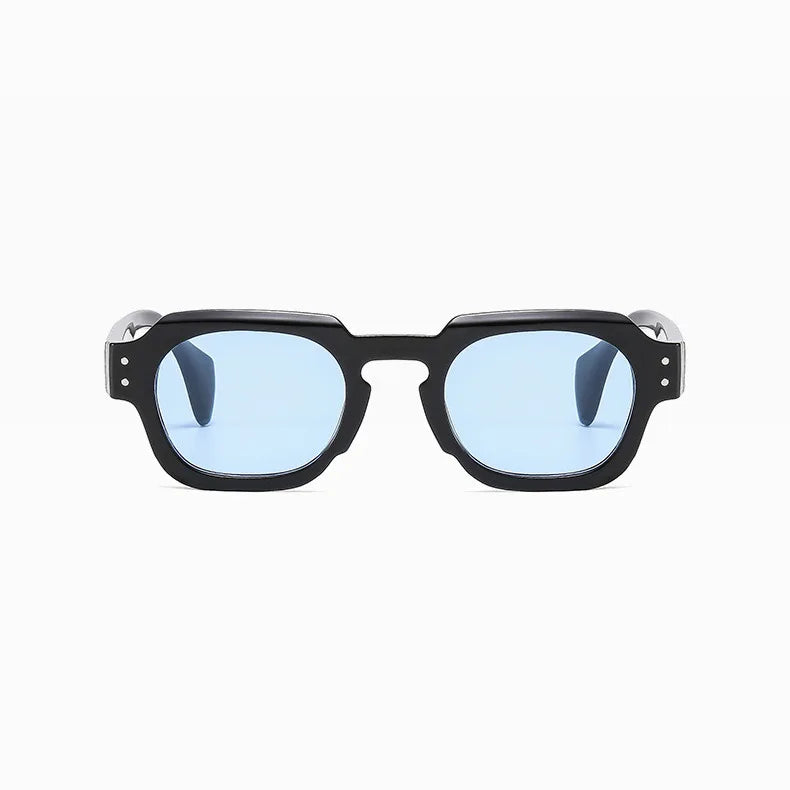 2025 Fashion Small Square Rivets Sunglasses Women Thick Frame Travel Sun Glasses Men's Ladies Sun Shades UV400 Unisex Eyewears