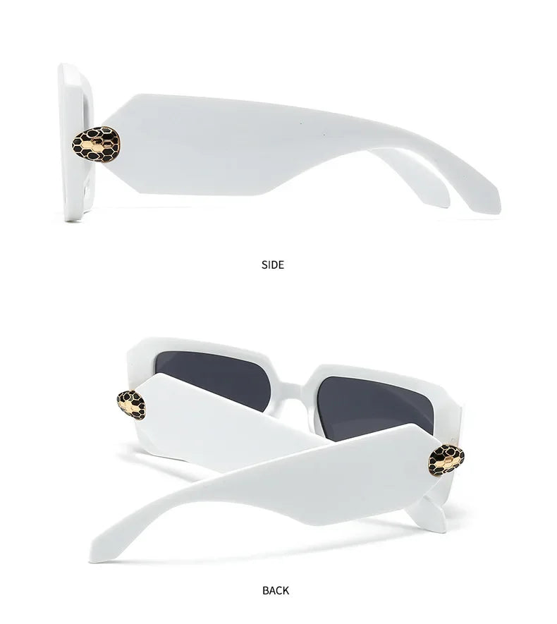 New Oversized Square Sunglasses Women For Female Luxury Brand Designer Vintage Sun Glasses Popular Punk Elegant Sexy Lady Shades