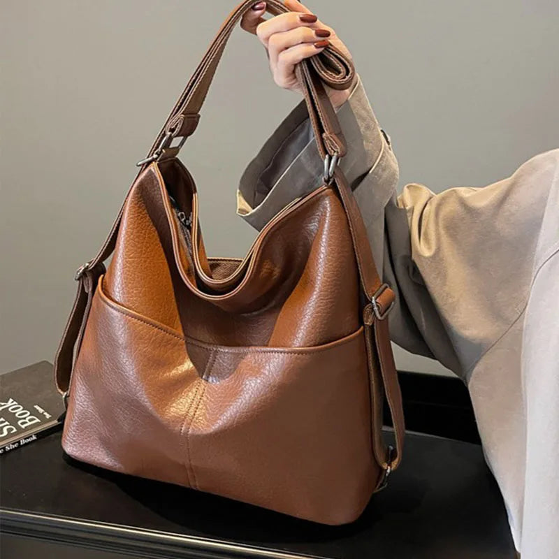 Women's Luxury Designer Shoulder Handbag 2025 - Large Capacity Fashion Crossbody Bag