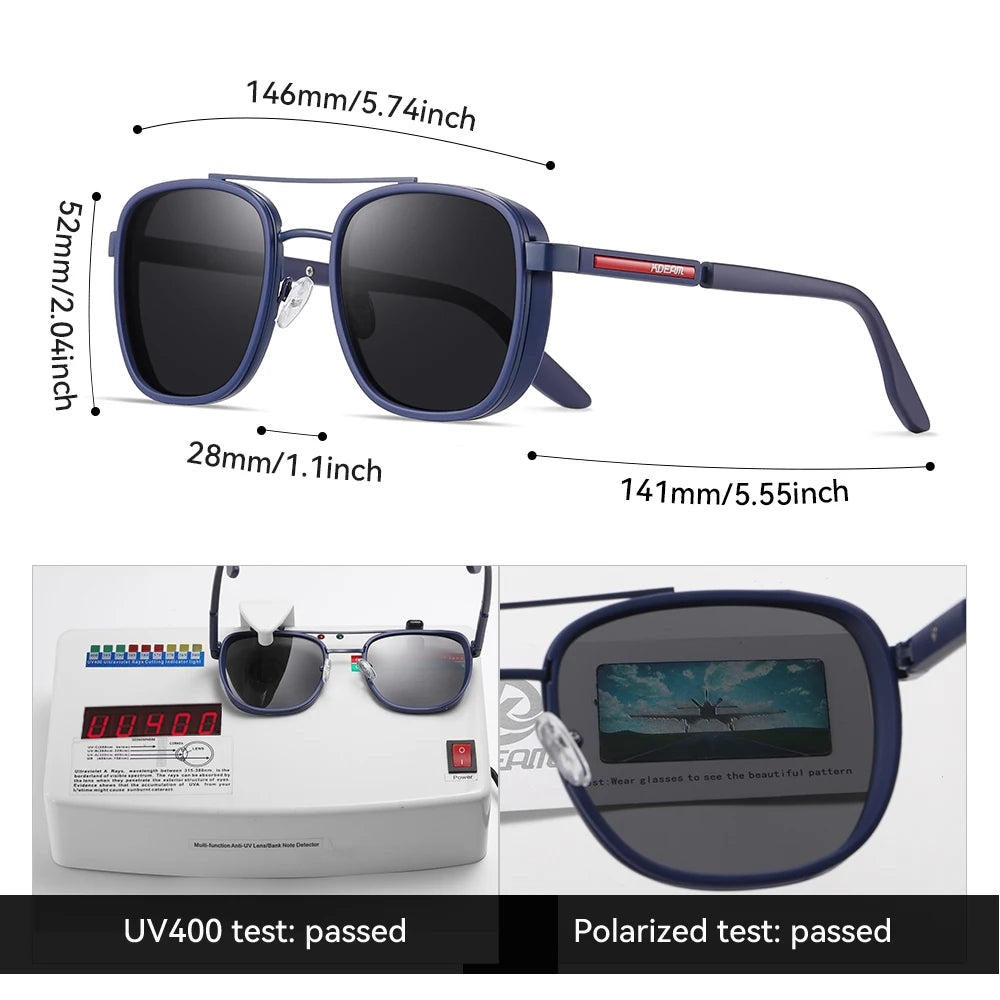 KDEAM Full-Rim Polarized Sunglasses For Men Crafted From High-Quality TR90 Sunglasses Fishing And Driving