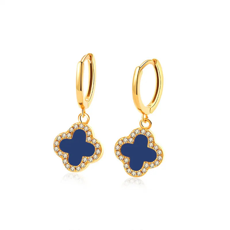 Necklaces, simple and high-end, clover necklaces, earrings, necklace sets, jewelry wholesale