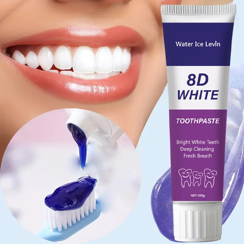 8D Snow Toothpaste - Natural Plant Extracts for Deep Cleaning