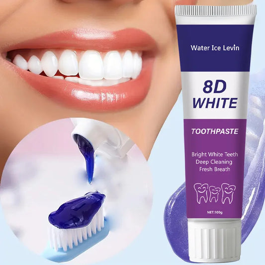 8D Snow Toothpaste - Natural Plant Extracts for Deep Cleaning