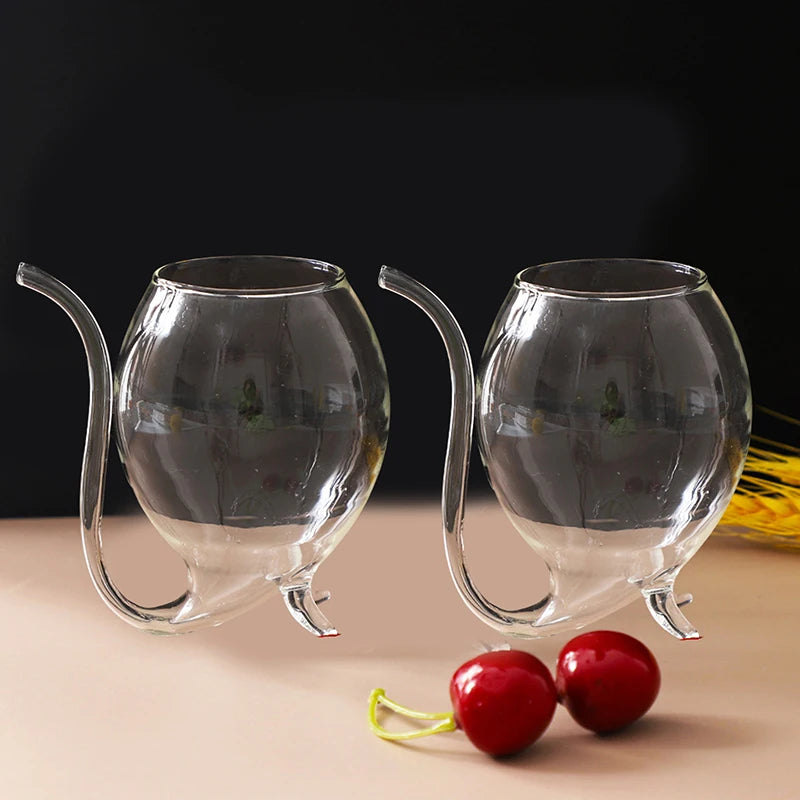 Vampire Cup Nordic Creative Straw Glass Cup Vampire Cup Personality Wine Glass Molecular Cocktail Glass