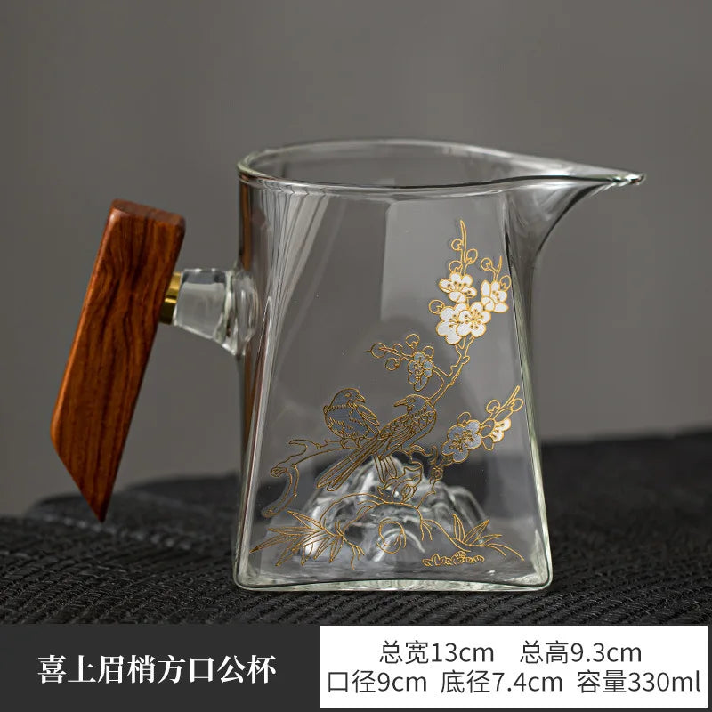 300ml Chinese Pu-erh Tea Filter Cup - Heat Resistant Teapot