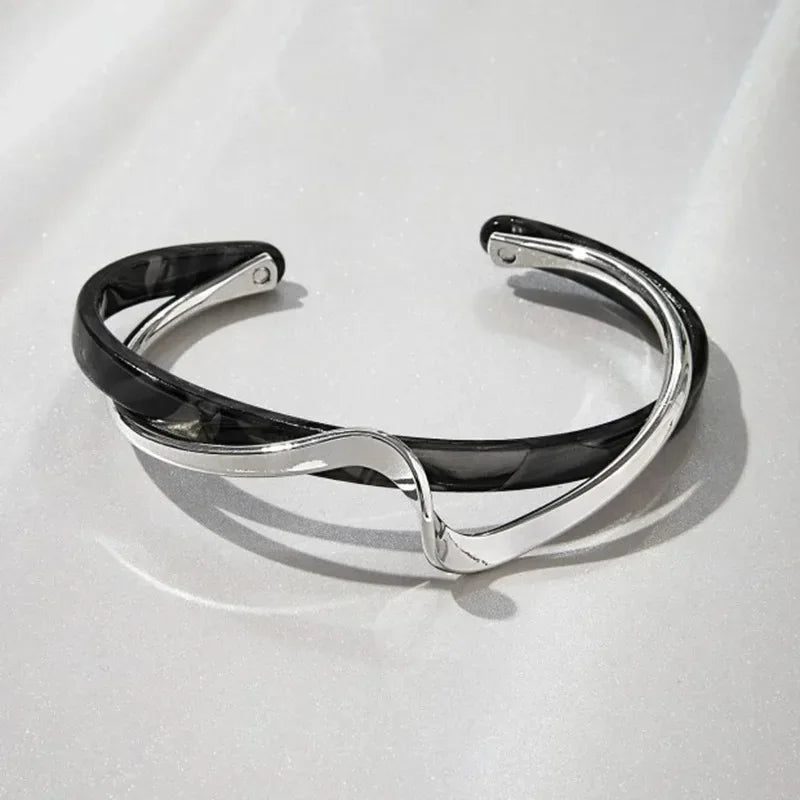 Stainless Steel Fritillaria Roman Round Light Luxury Plate Elegant Charming Golden Gril Fashion Bracelet Evening Jewelry Gift